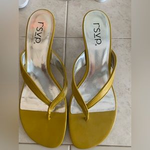 RSVP sandals with 2 inch heel